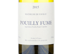 Pouilly Fumé Mathilde de Favray,2015