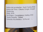 Chono Single Vineyard Chardonnay,2015