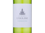 Les Vignes de l'Eglise Pays d'Oc Vermentino,2016