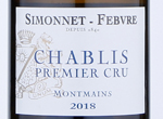 Chablis Premier Cru Montmains,2018