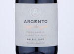 Argento Single Vineyard Agrelo Organic Malbec,2018