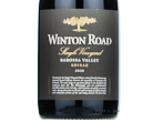 Winton Road 'Single Vineyard' Barossa Valley Shiraz,2020