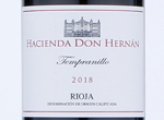 Hacienda Don Hernan Rioja Tempranillo Vendimia Seleccionada,2018