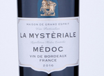 Le Mysteriale Medoc vin de Bordeux,2016