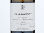 Domaine de la Métairie d'Alon Chardonnay Le Village,2019