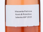 Masseria Pietrosa Rosé di Primitivo Salento,2019