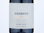 Argento Single Vineyard Altamira Organic Malbec,2018