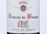 Réserve de Bonpas Côtes du Rhône,2019