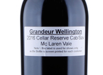 Grandeur Wellington Cellar Reserve cabernet sauvignon,2016