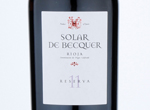 Solar de Becquer Reserva,2011